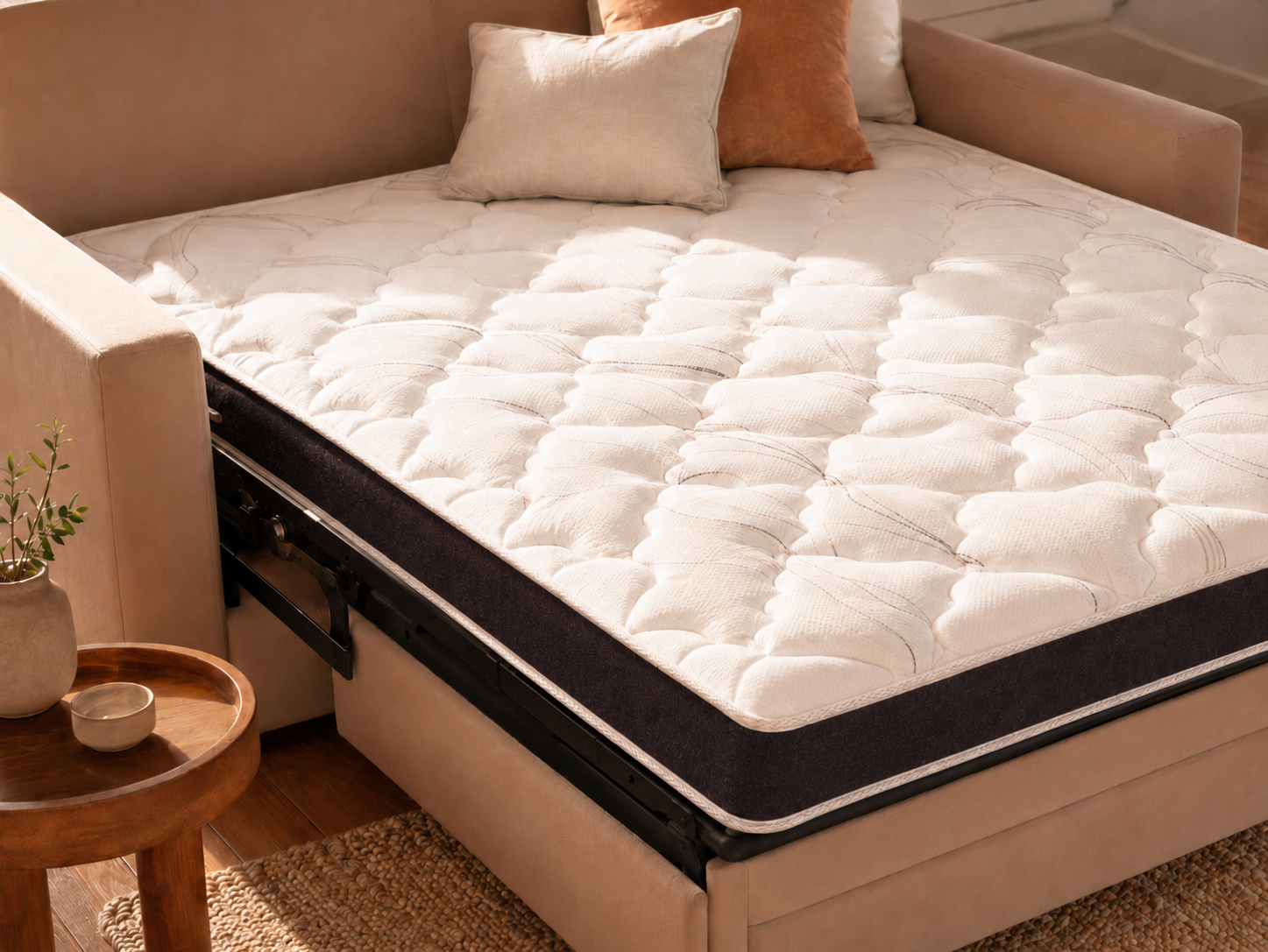 Matelas sur mesure pour divan-lit et sofa-lit
